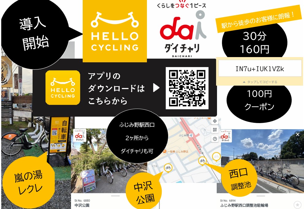 電動レンタルサイクルステーション設置しました！